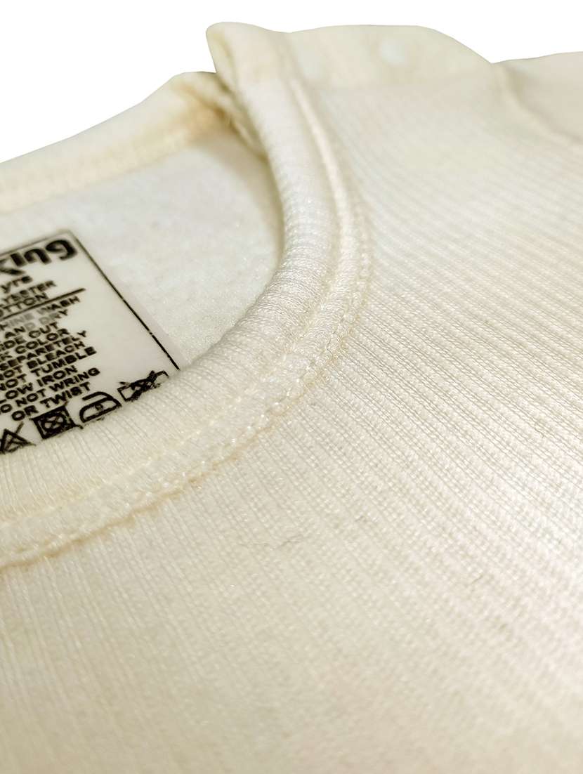 boys cream long sleeve thermal top - 22187935 -  Standard Image - 3