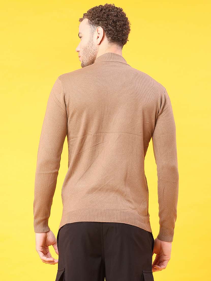 men self designed long sleeve pullover - 22215577 -  Standard Image - 3