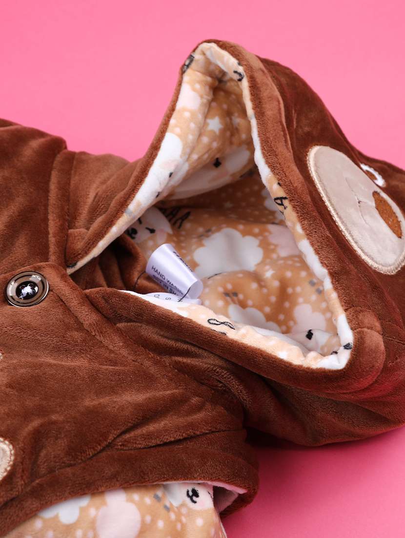 kids printed long sleeve winterwear full length set - 22217062 -  Standard Image - 3