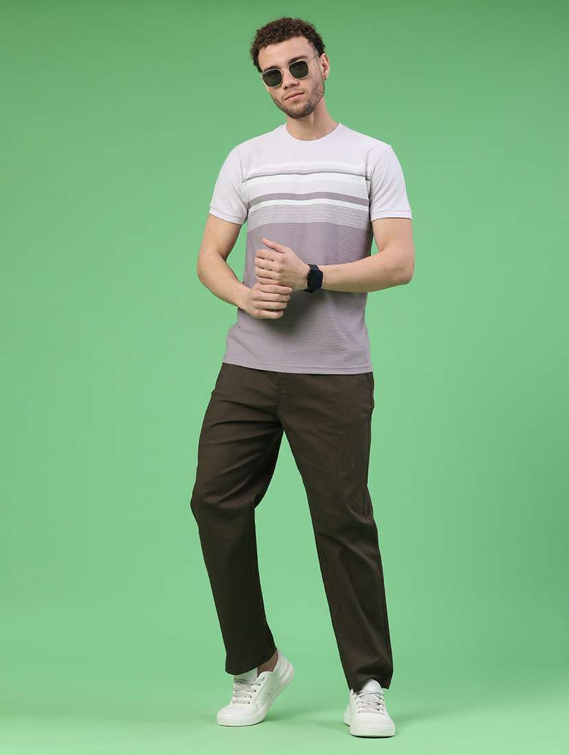 men striped short sleeve regular fit t-shirt - 22217079 -  Standard Image - 5