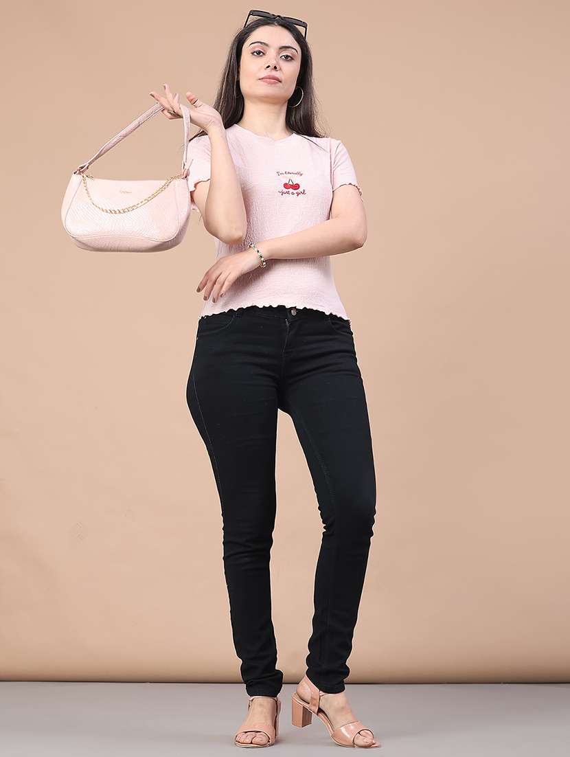 peach cotton regular tshirt - 22217118 -  Standard Image - 5