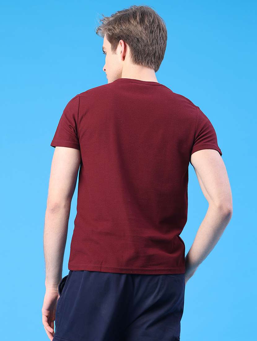 men solid short sleeve regular fit t-shirt - 22217261 -  Standard Image - 3