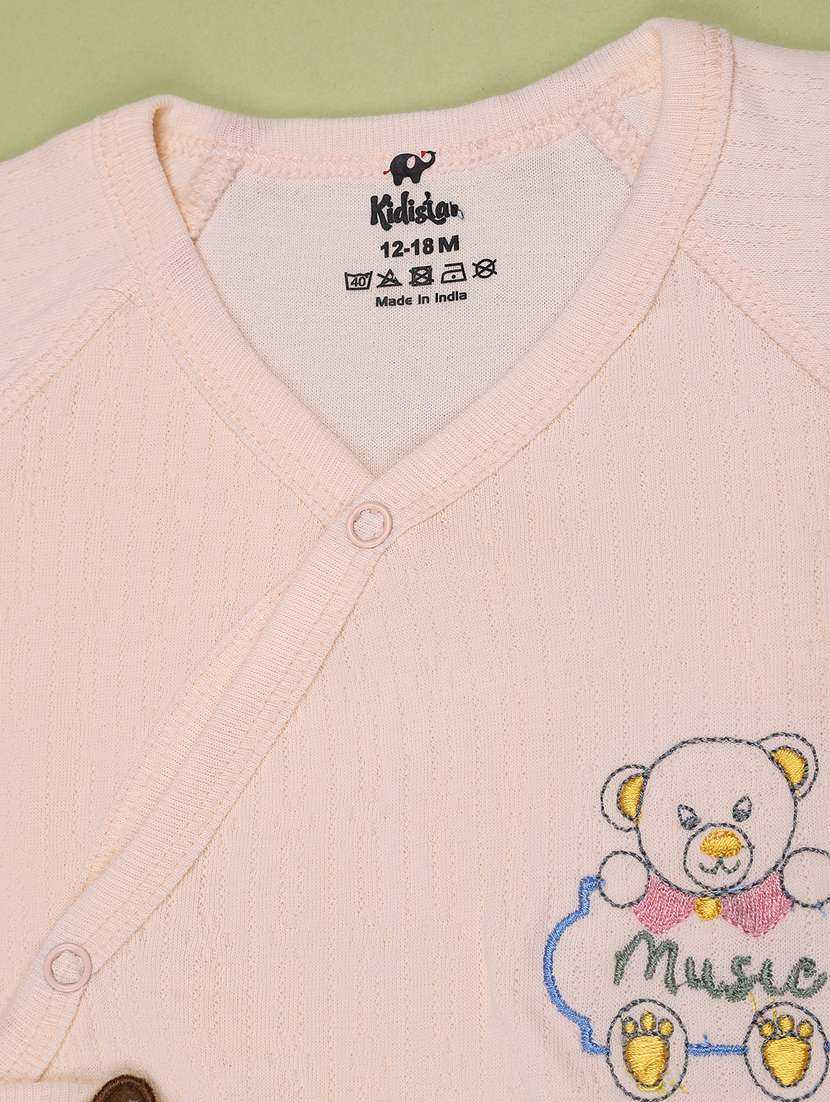 kids embroidered short sleeves shirt and shorts set - 22217308 -  Standard Image - 3