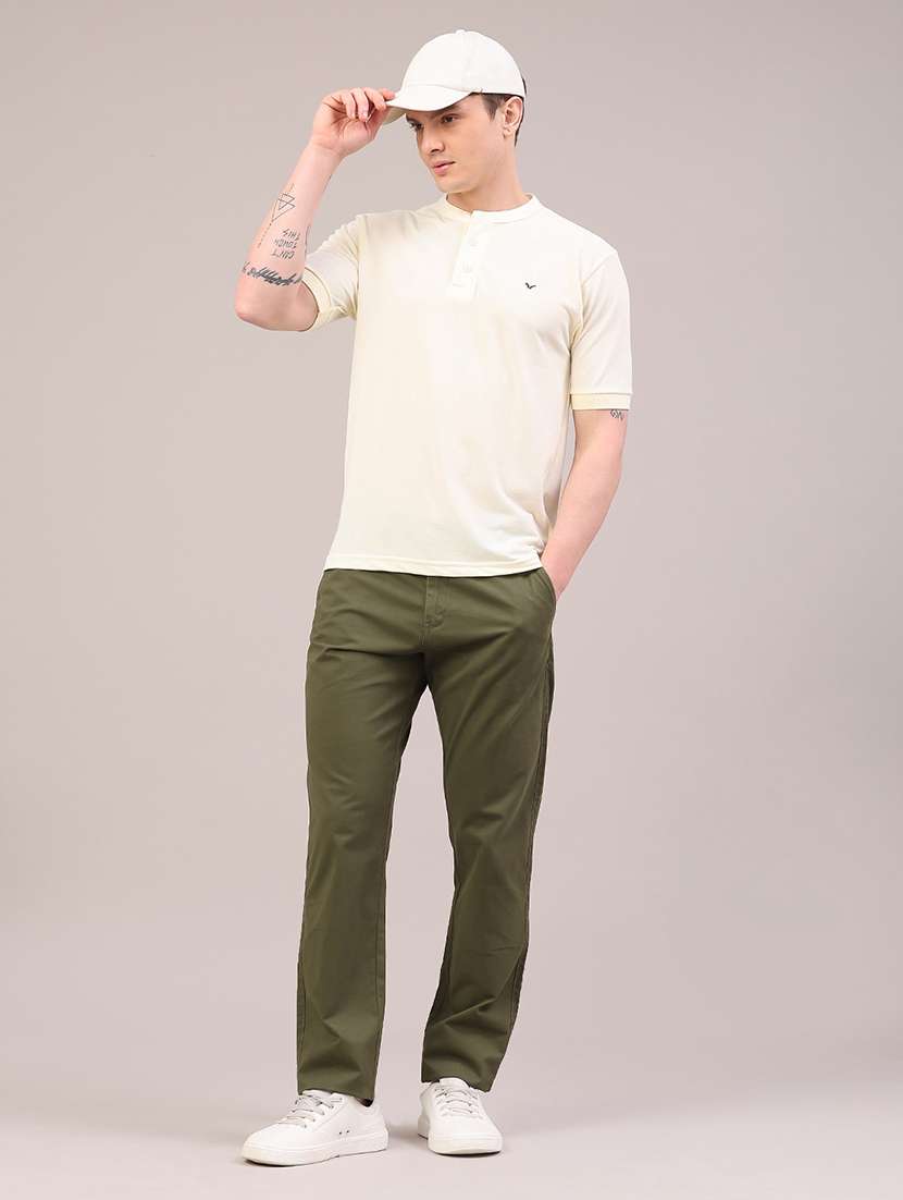 men solid short sleeve regular fit t-shirt - 22217341 -  Standard Image - 5