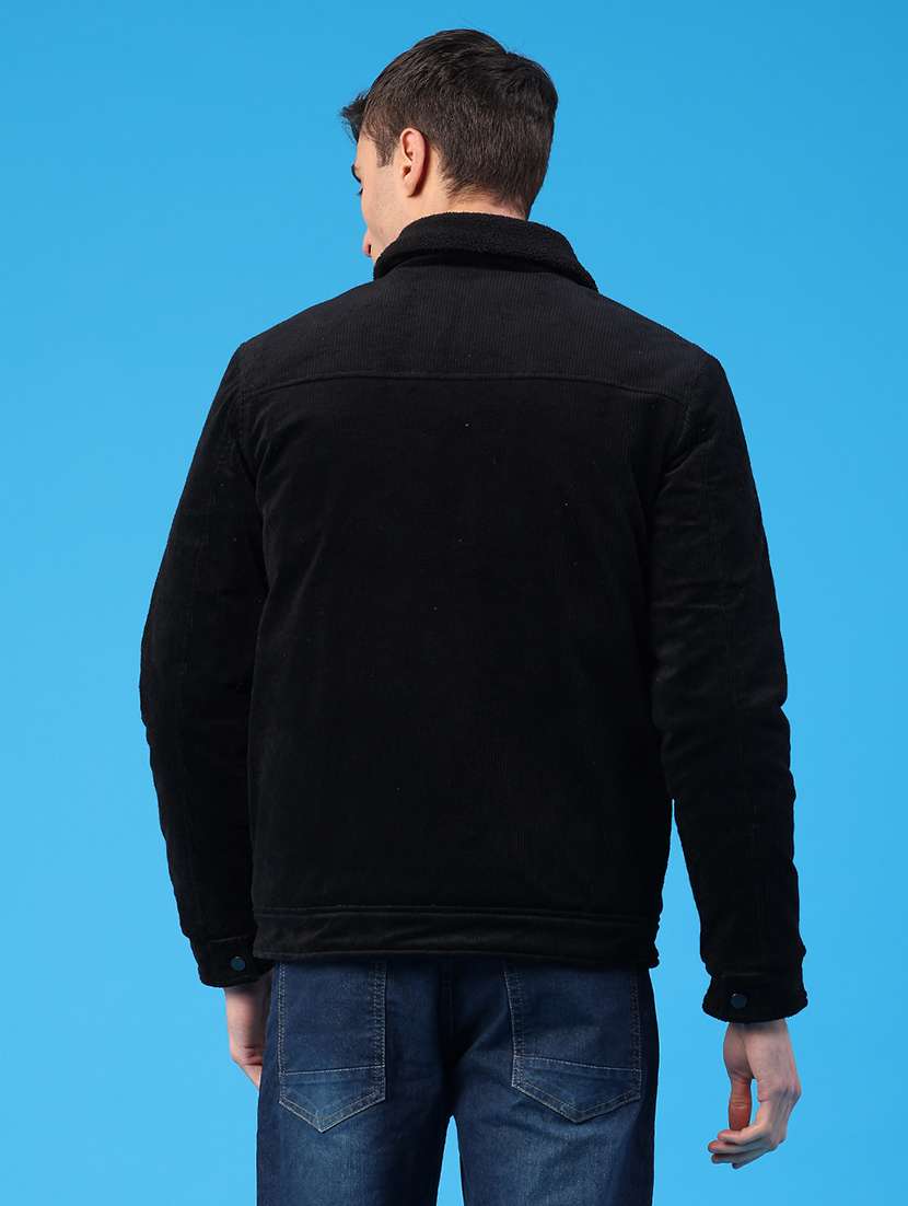 men solid long sleeve casual jacket - 22217372 -  Standard Image - 3