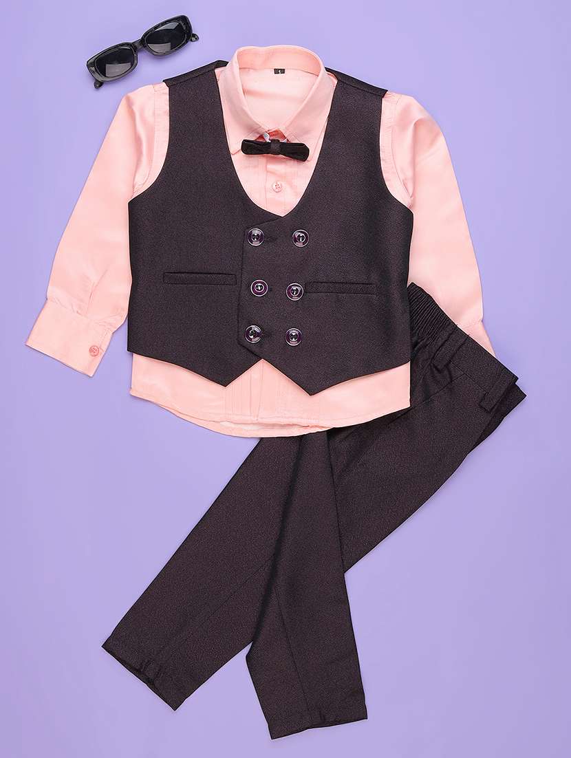 maroon cotton suit set jackets & coat