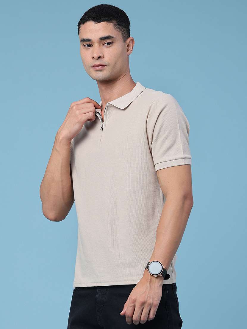 men self design short sleeve regular fit polo t-shirt - 22217428 -  Standard Image - 3