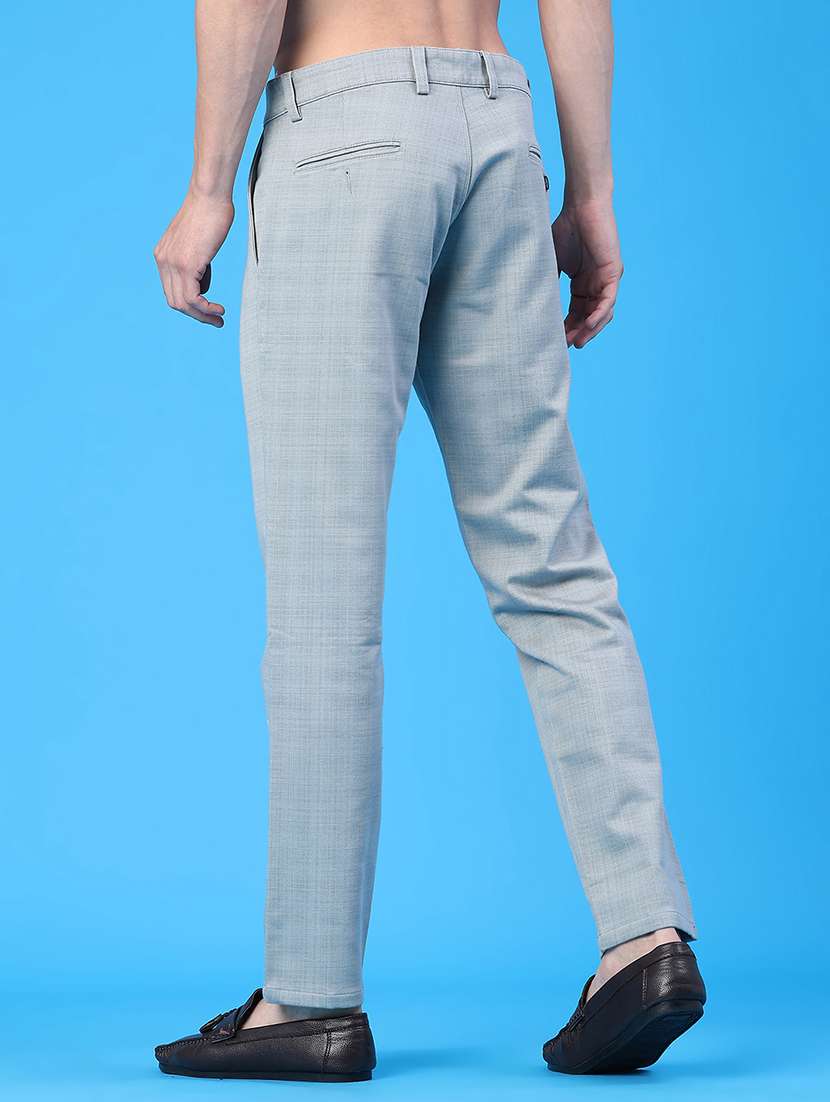 men self design mid rise chinos casual trouser - 22217574 -  Standard Image - 3