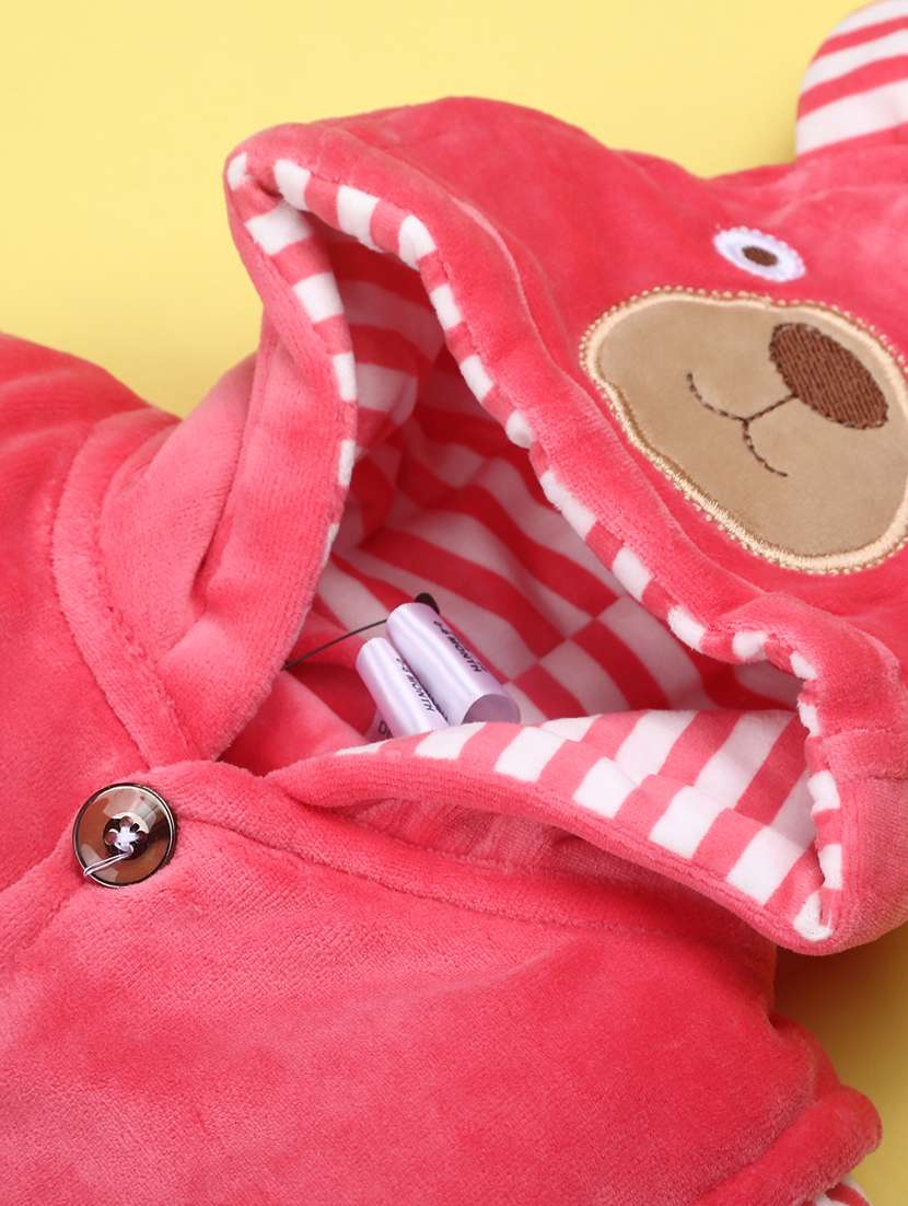 girls striped long sleeve winterwear full length set - 22217589 -  Standard Image - 3