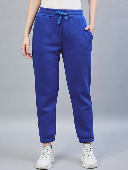 blue cotton joggers - 22217665 -  Standard Image - 0