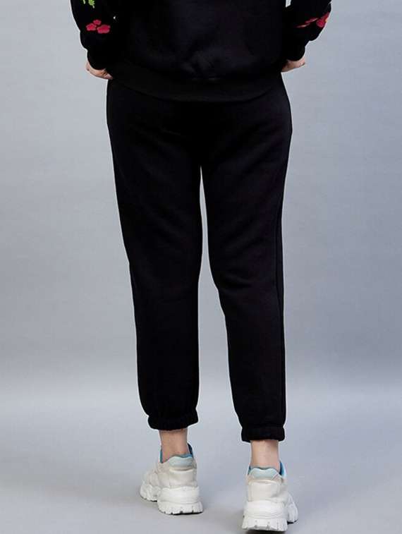 black cotton joggers - 22217670 -  Standard Image - 3