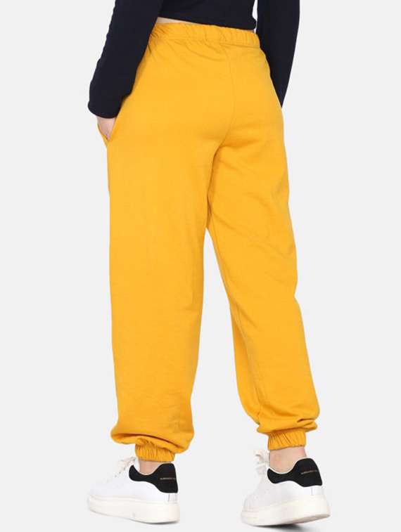 yellow cotton joggers - 22217724 -  Standard Image - 3
