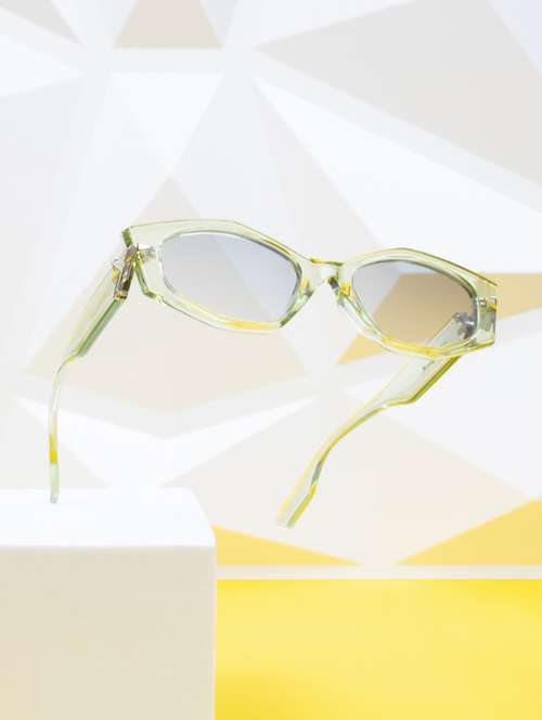 ted smith  women oval frame sunglasses - 22217802 -  Standard Image - 0