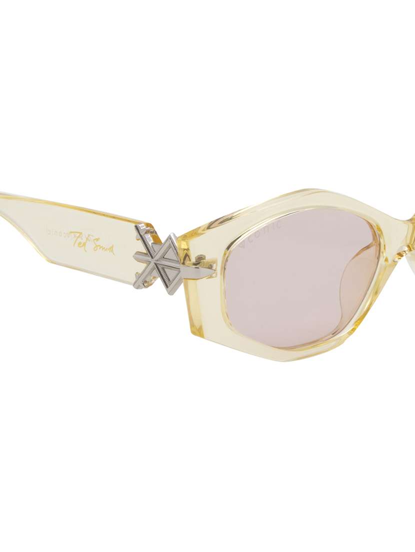 ted smith  women oval frame sunglasses - 22217803 -  Standard Image - 5