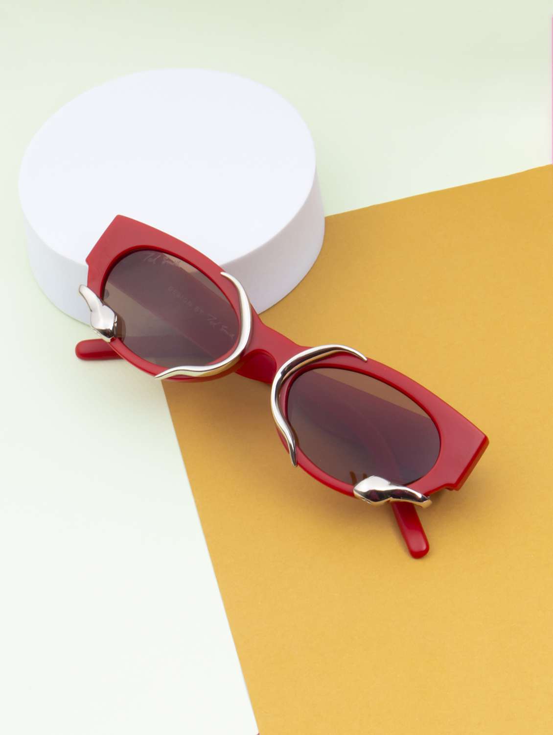 ted smith  women cateye sunglasses 100 uv protection