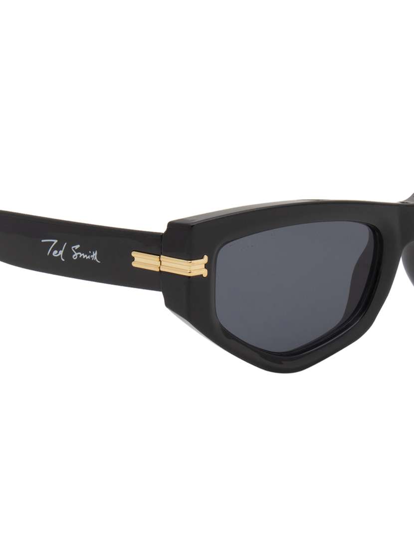 ted smith  women cateye sunglasses i 100% uv protection i grey colour lens - 22217809 -  Standard Image - 5