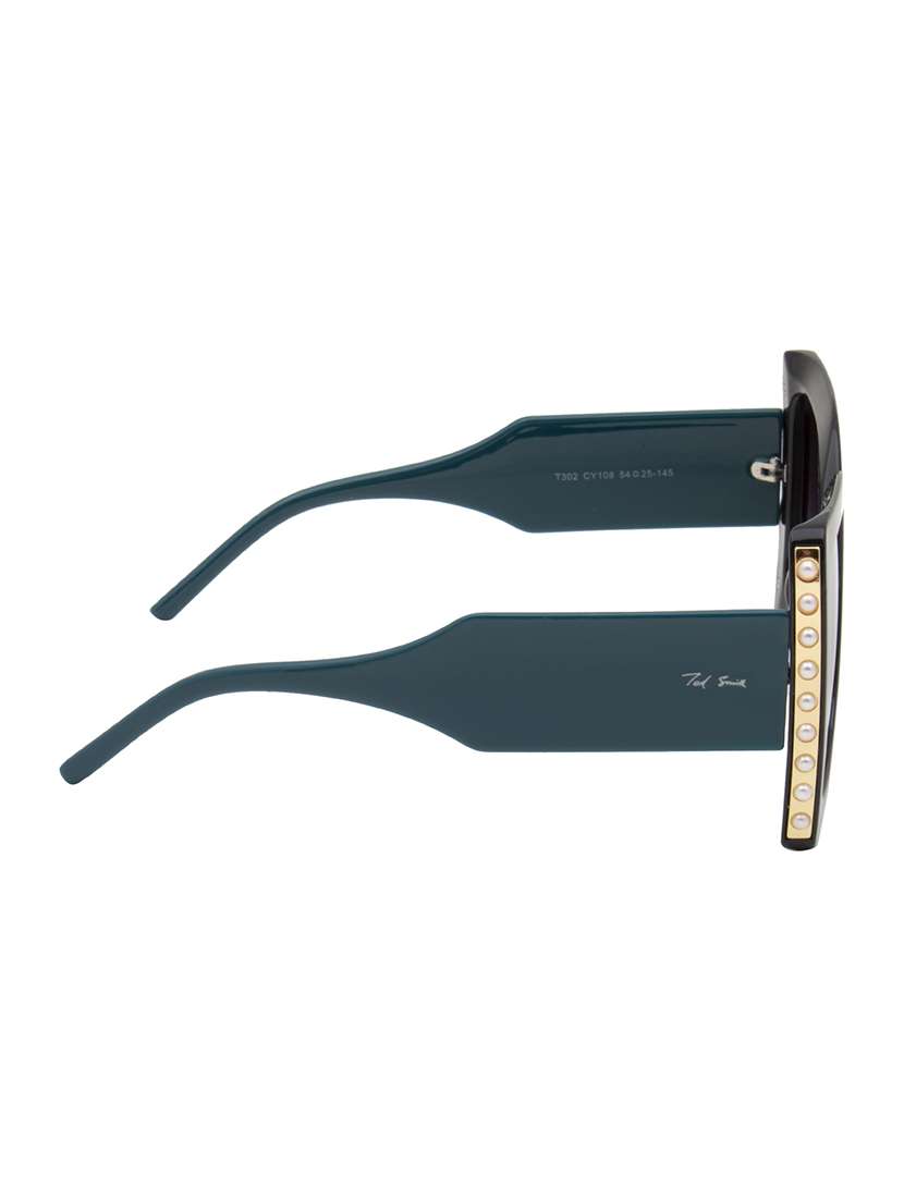 ted smith  women over-sized sunglasses i 100% uv protection i grey graded colour lens - 22217812 -  Standard Image - 5