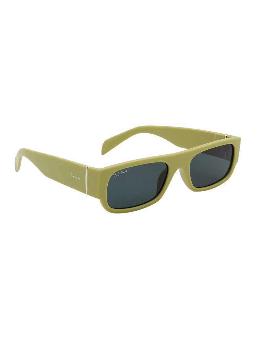 ted smith unisex wayfarer sunglasses i 100% uv protection  i  black colour lens - 22217831 -  Standard Image - 3