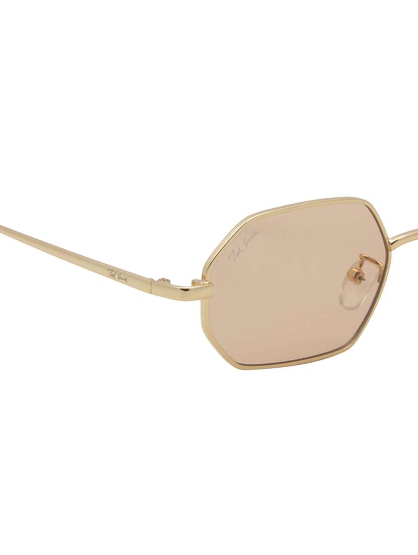 ted smith unisex hexogan sunglasses i 100% uv protection  i  pink colour lens - 22217856 -  Standard Image - 5