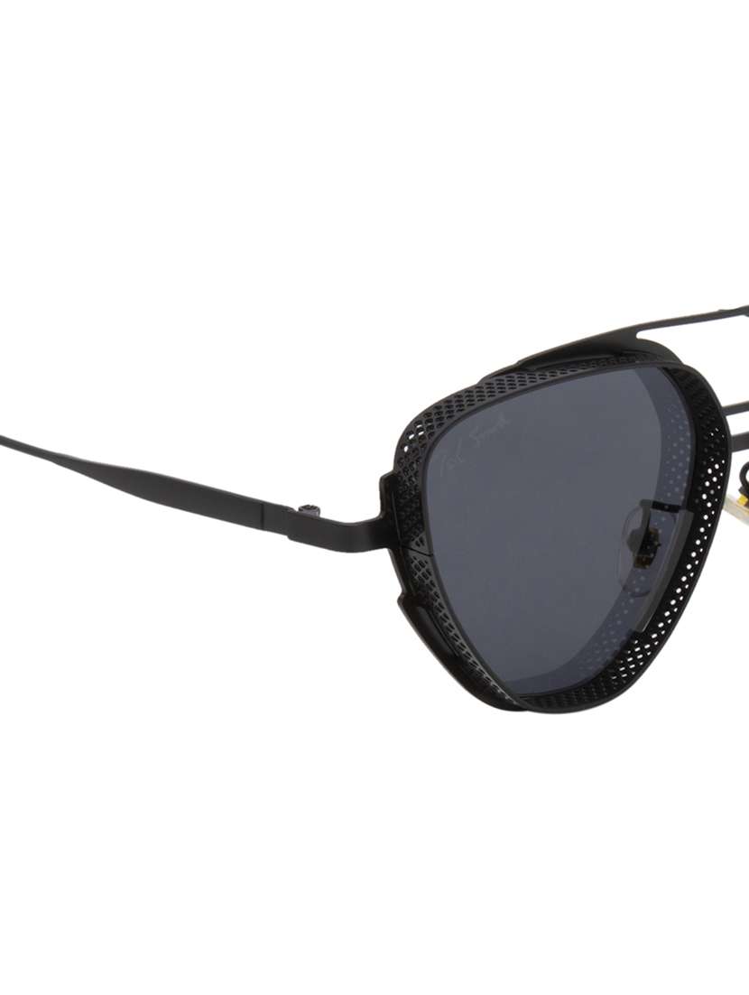 ted smith unisex aviator sunglasses i 100% uv protection  i  grey colour lens - 22217863 -  Standard Image - 5