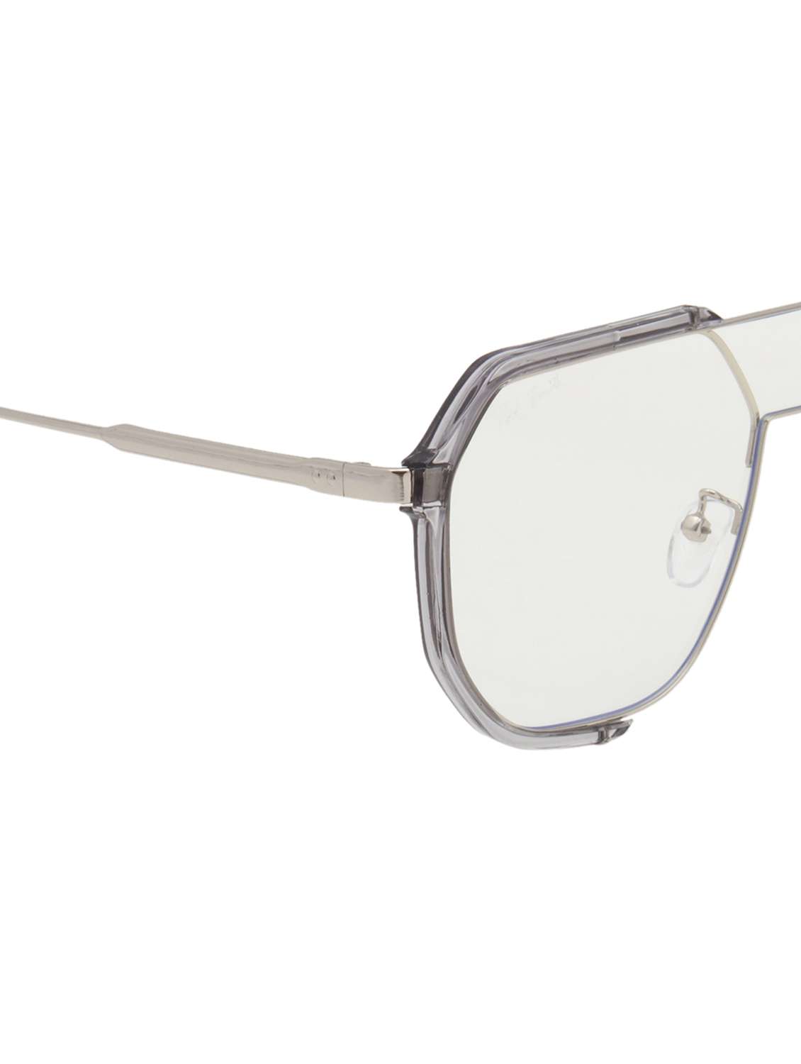 ted smith unisex aviator sunglasses i 100% uv protection  i  clear colour lens - 22217873 -  Standard Image - 5