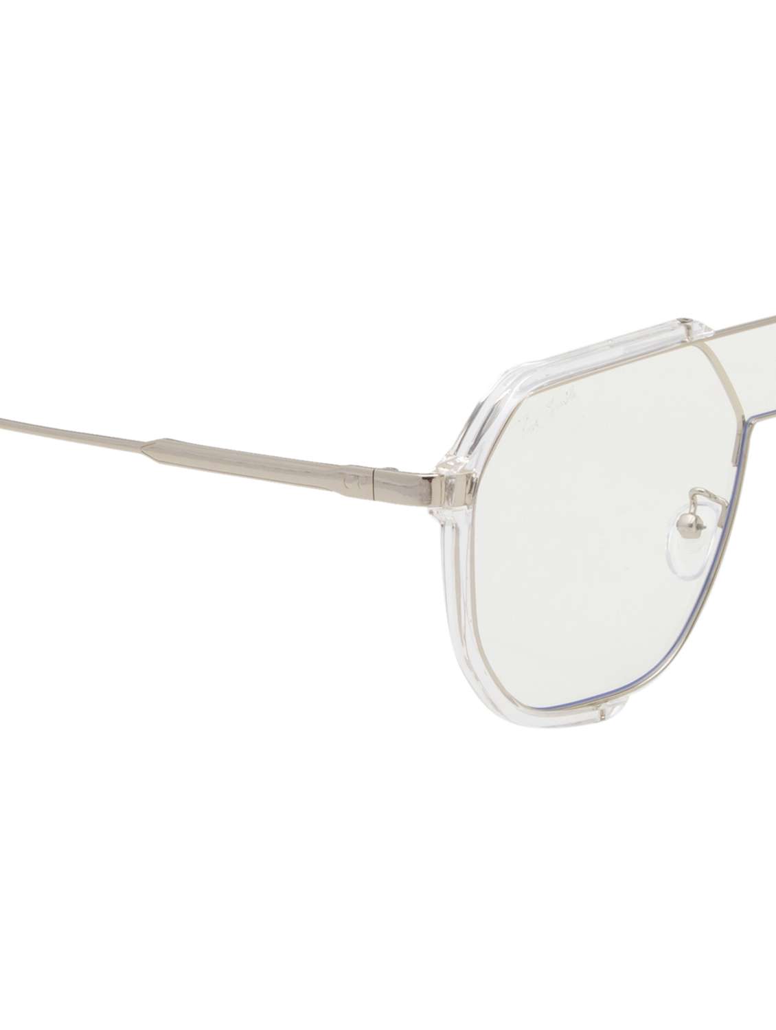 ted smith unisex aviator sunglasses i 100% uv protection  i  clear colour lens - 22217874 -  Standard Image - 5