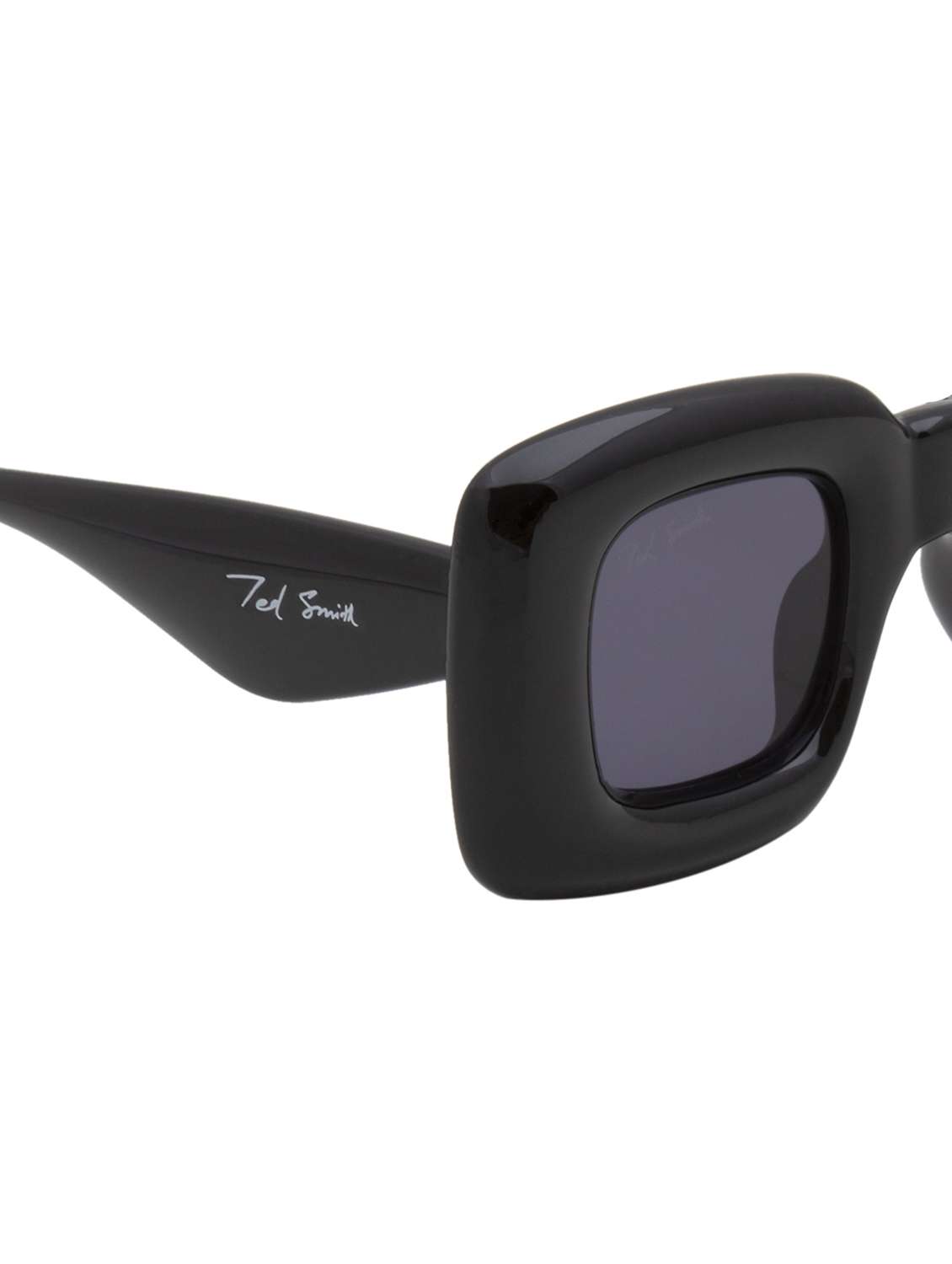 ted smith unisex square sunglasses i 100% uv protection  i  grey colour lens - 22217875 -  Standard Image - 5