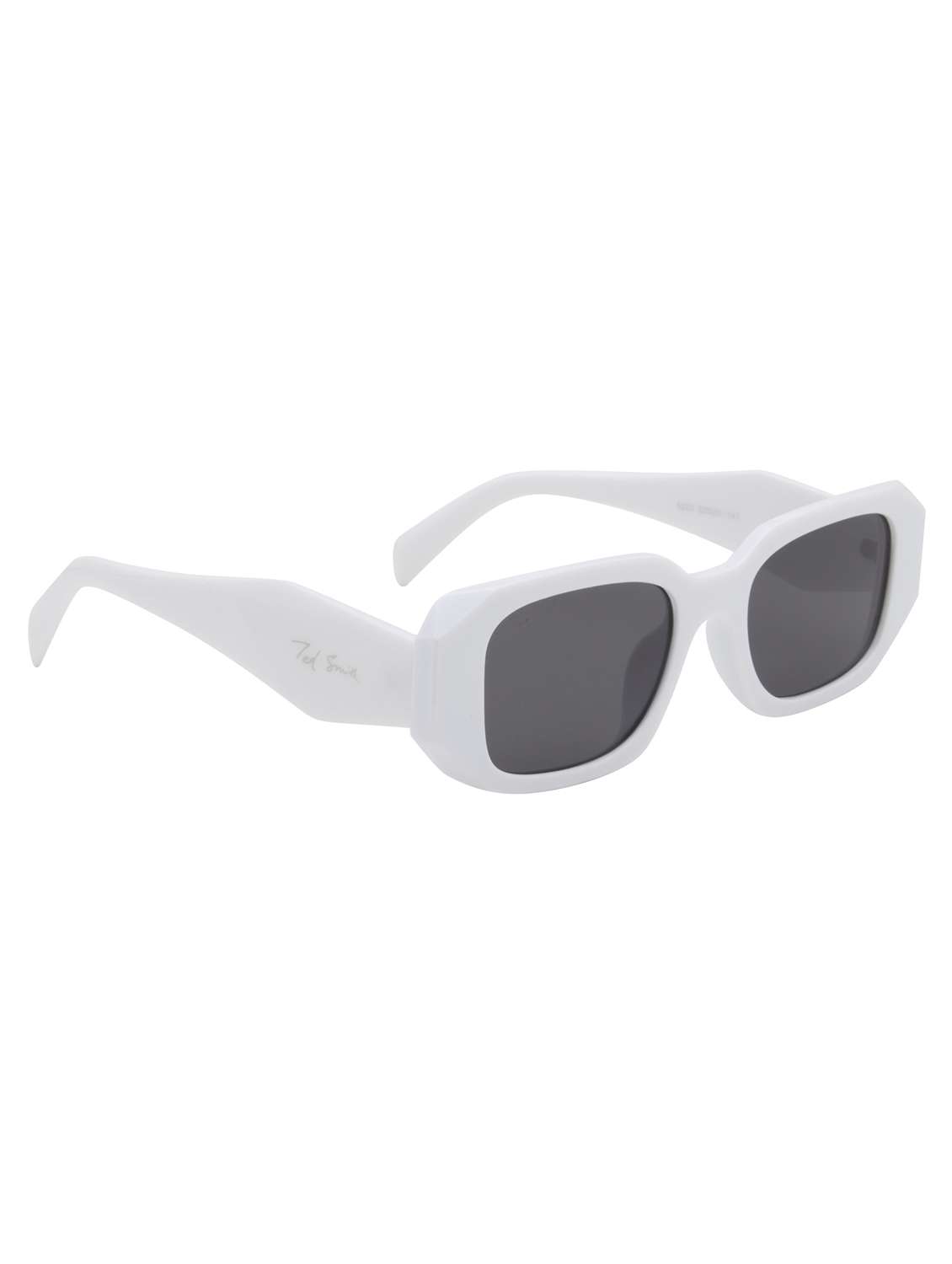 Ted Smith Unisex Square Sunglasses I 100% Uv Protection I Grey Colour Lens - 22217878 -  Standard Image - 3