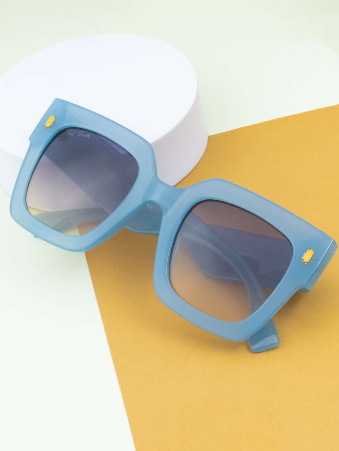 ted smith unisex wayfarer sunglasses i 100% uv protection  i  brown graded colour lens