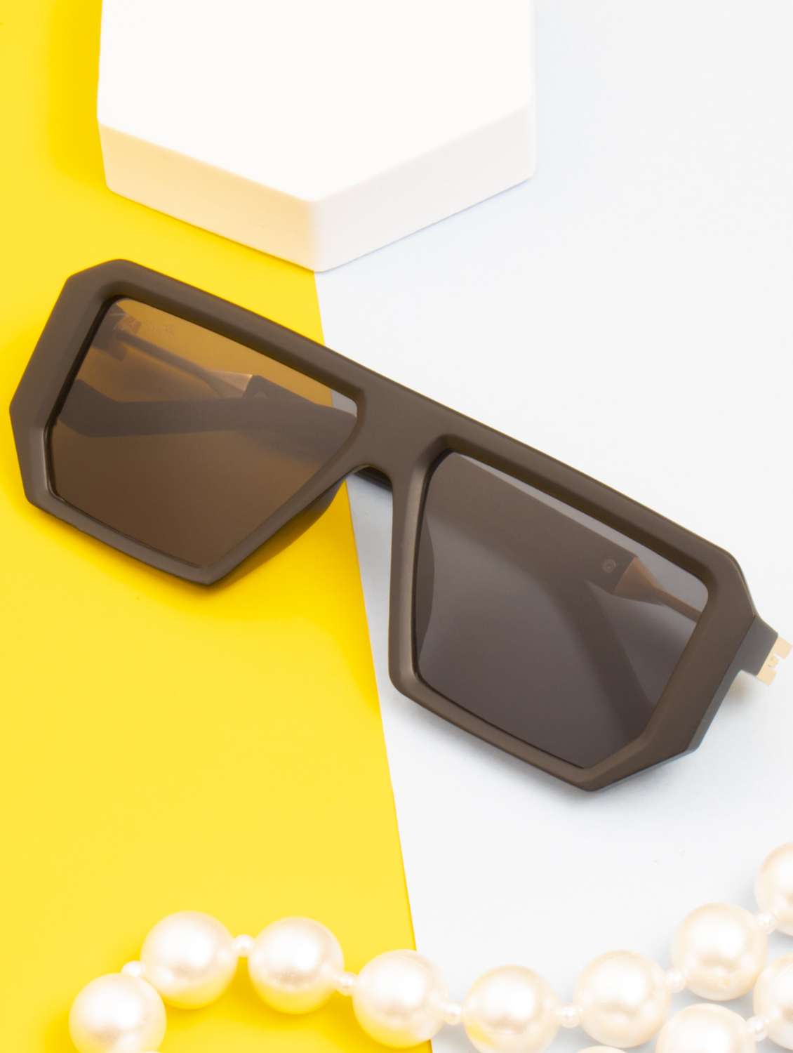 ted smith unisex aviator sunglasses i 100% uv protection  i  grey colour lens