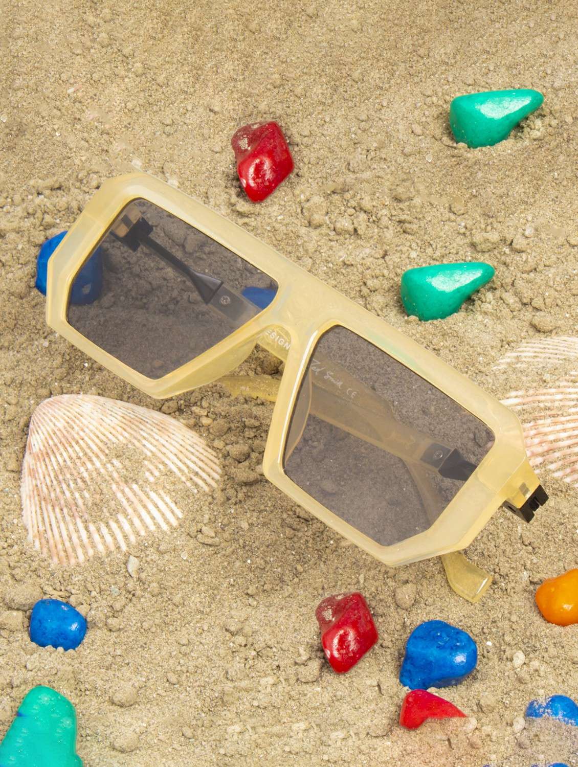 ted smith unisex aviator sunglasses i 100% uv protection  i  grey colour lens