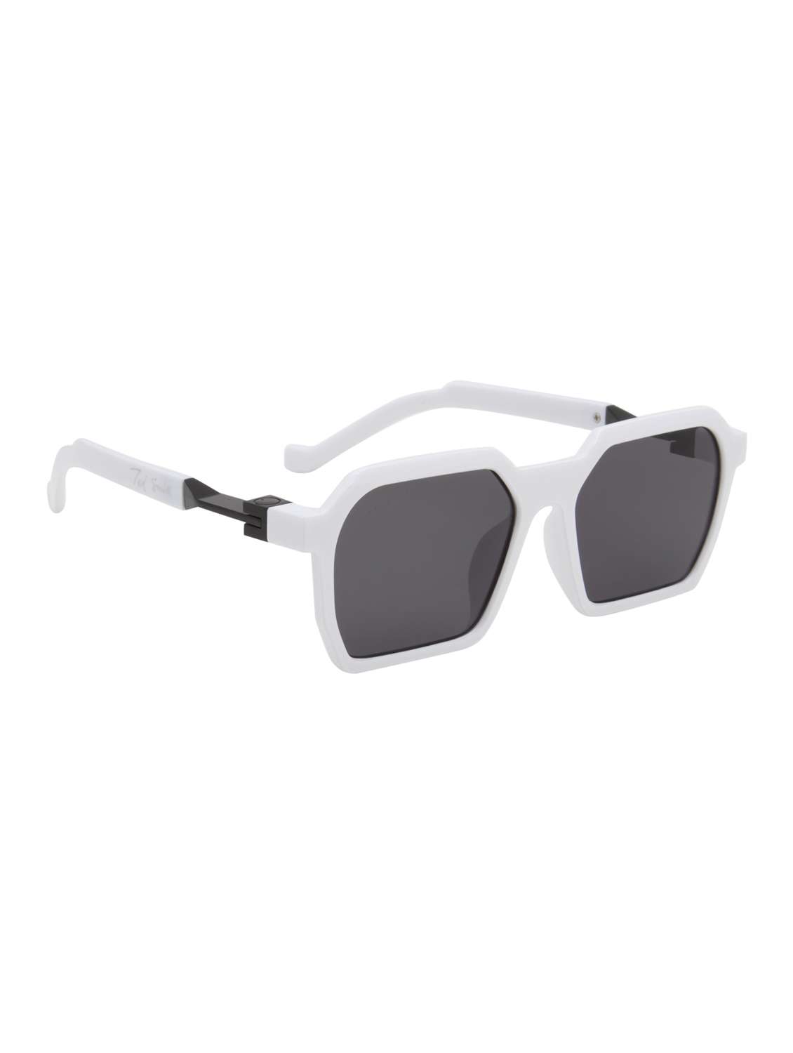 ted smith unisex square sunglasses i 100% uv protection  i  grey colour lens - 22217890 -  Standard Image - 3