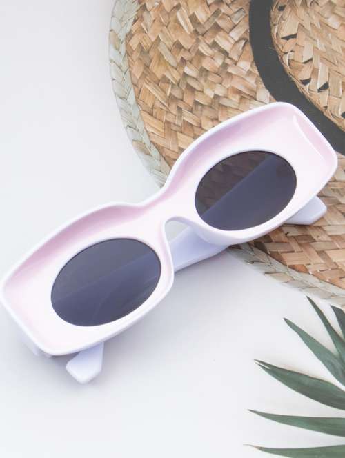 ted smith unisex wayfarer sunglasses i 100% uv protection  i  grey colour lens - 22217898 -  Standard Image - 0