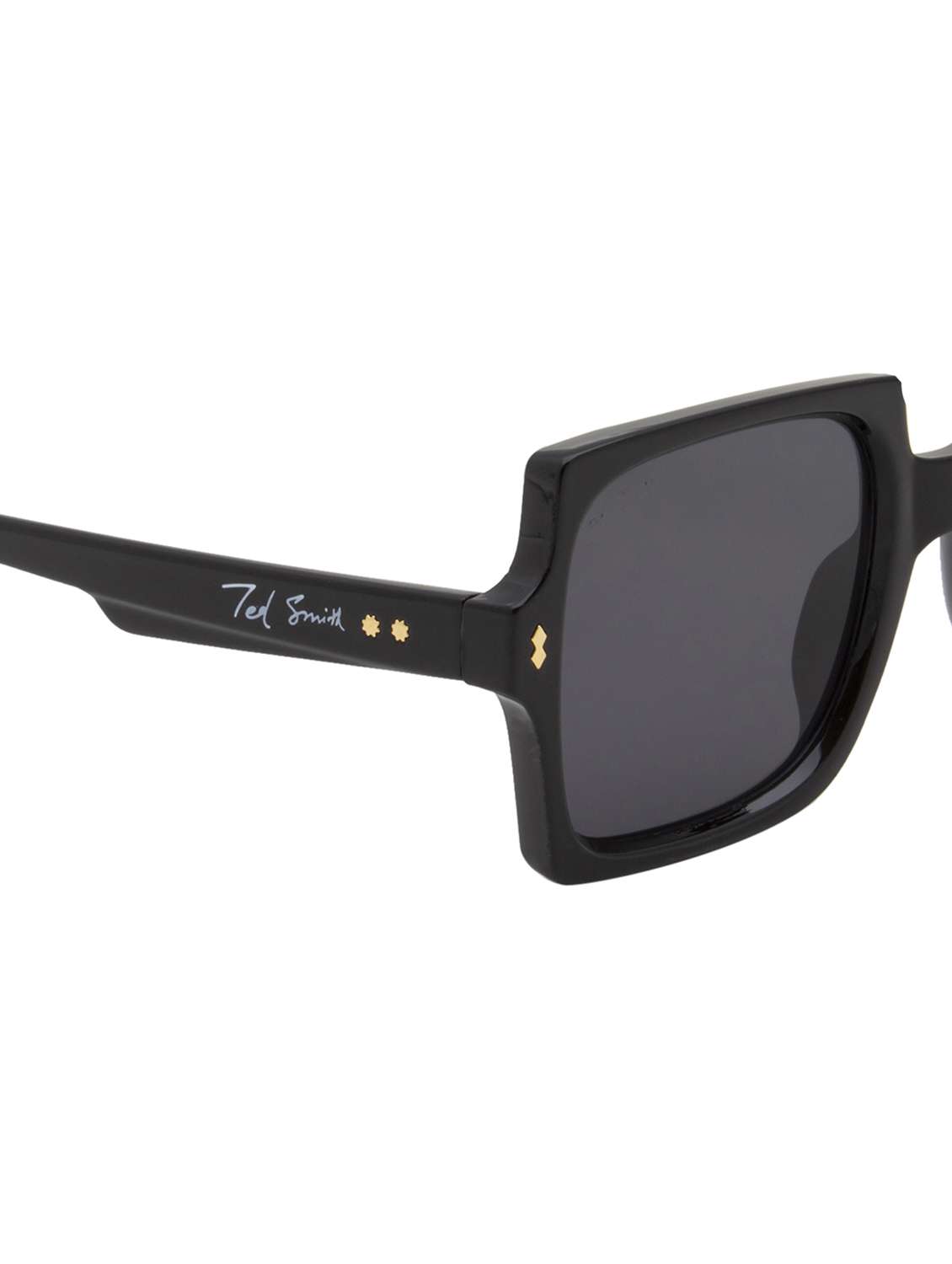 ted smith unisex square sunglasses i 100% uv protection  i  grey colour lens - 22217902 -  Standard Image - 5