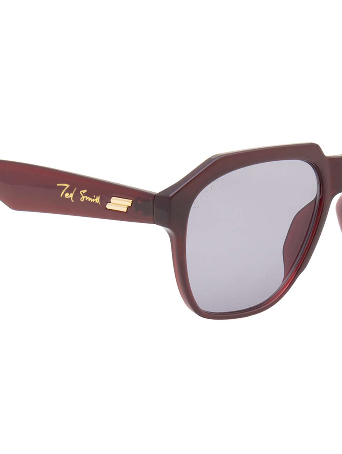 ted smith unisex aviator sunglasses i 100% uv protection  i  grey colour lens - 22217905 -  Standard Image - 5