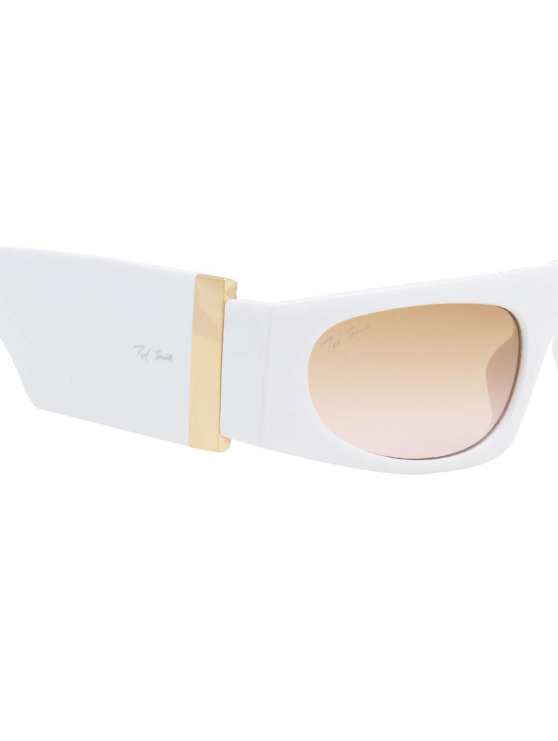 ted smith unisex square sunglasses i 100% uv protection  i  brown pink colour lens - 22217911 -  Standard Image - 5
