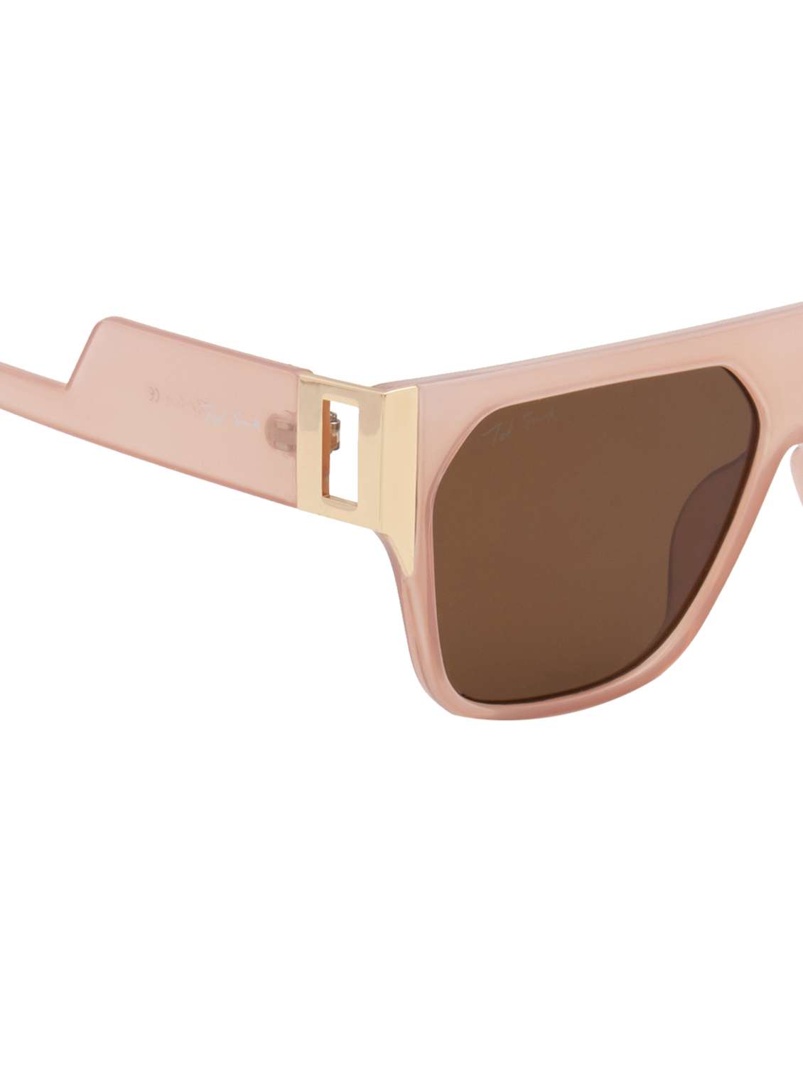 ted smith unisex wayfarer sunglasses i 100% uv protection  i  brown colour lens - 22217913 -  Standard Image - 5