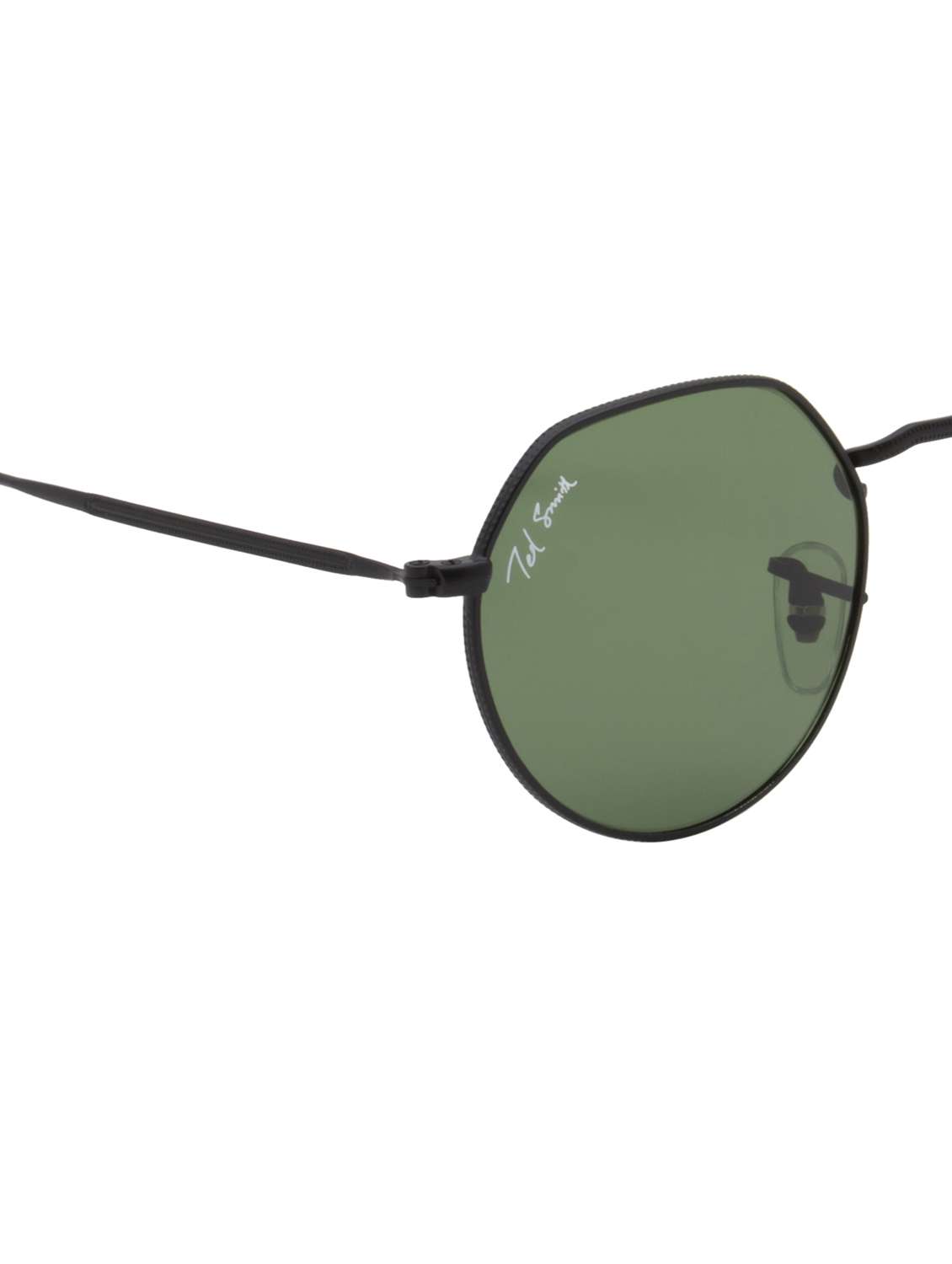 ted smith unisex round sunglasses i 100% uv protection  i  green colour lens - 22217916 -  Standard Image - 5