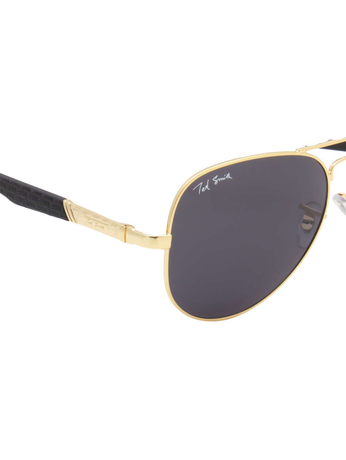 ted smith unisex aviator sunglasses i 100% uv protection  i  grey colour lens - 22217917 -  Standard Image - 5