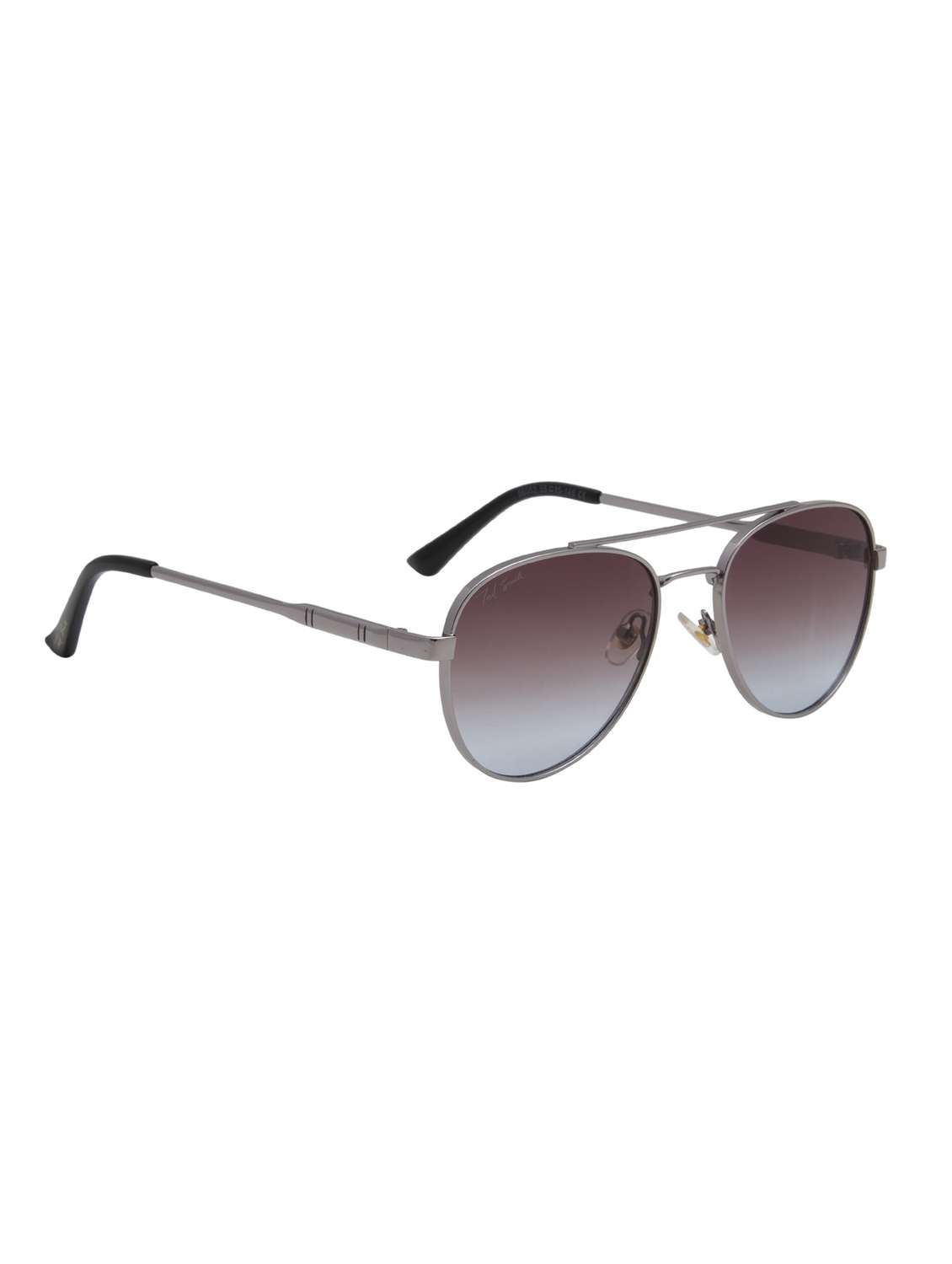 ted smith unisex aviator sunglasses i 100% uv protection  i  brown & blue colour lens - 22217923 -  Standard Image - 3