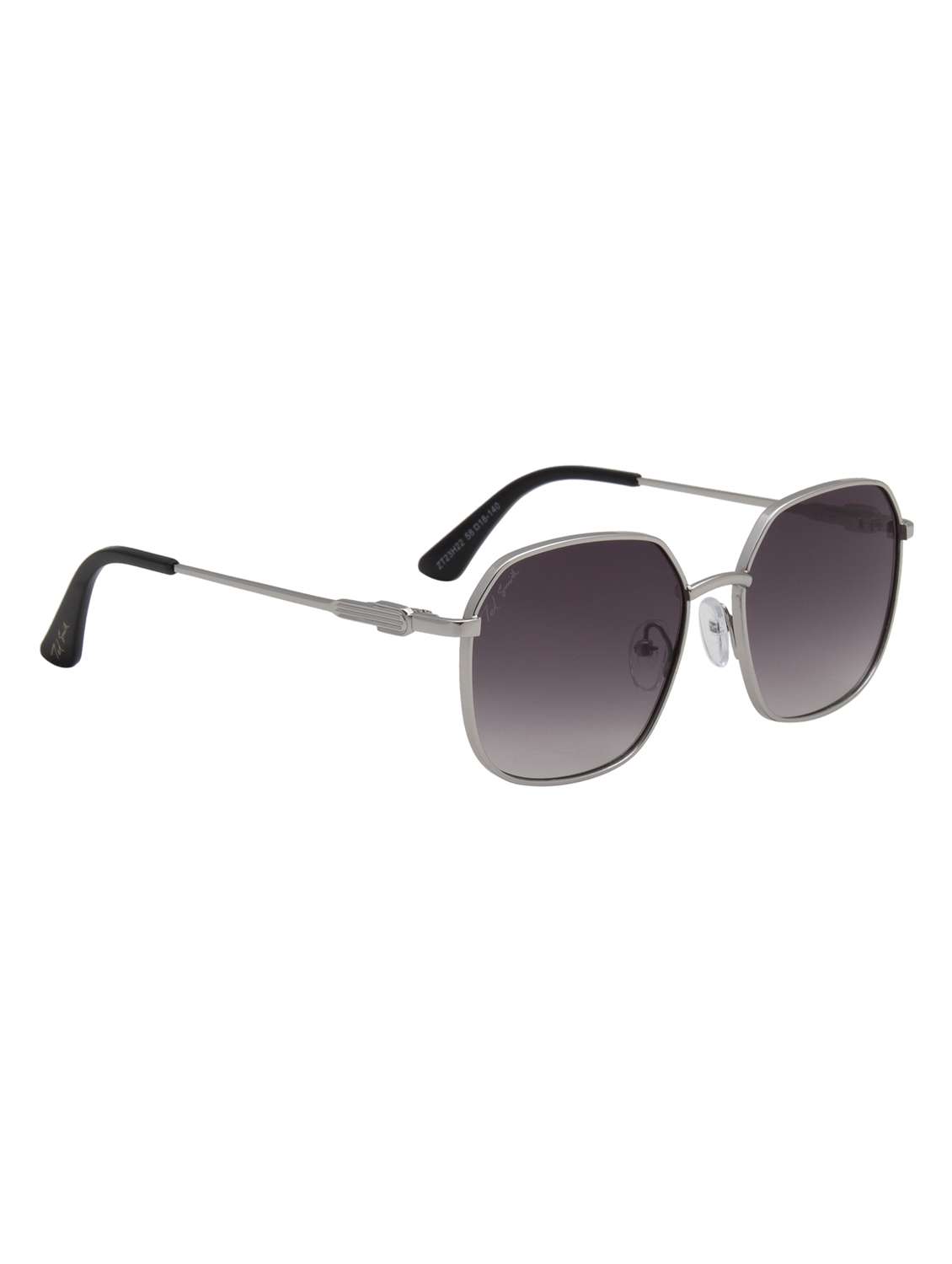 ted smith unisex hexagon sunglasses i 100% uv protection  i  grey graded colour lens - 22217925 -  Standard Image - 3