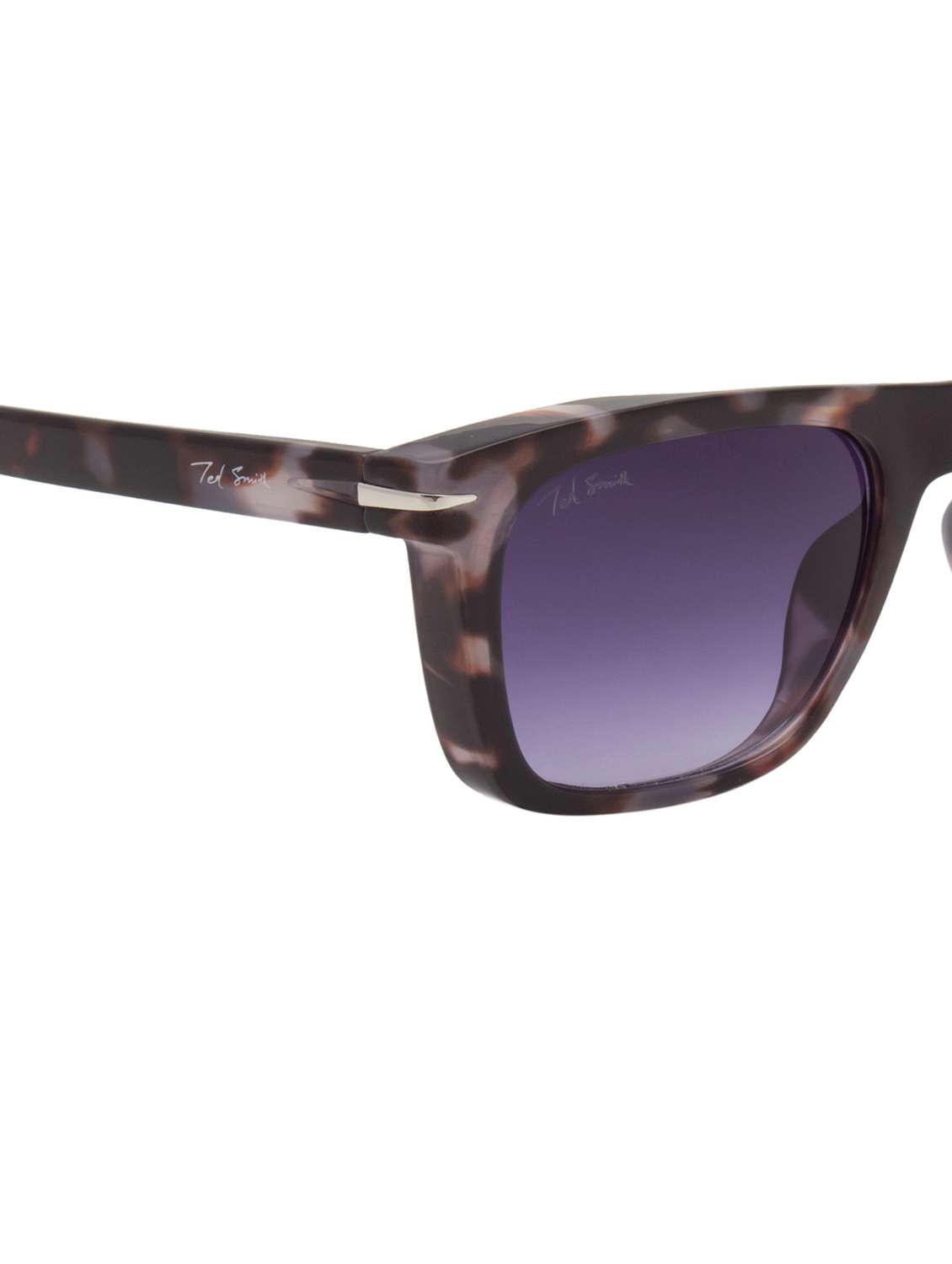 ted smith unisex wayfarer sunglasses i 100% uv protection  i  purple grad colour lens - 22217931 -  Standard Image - 5