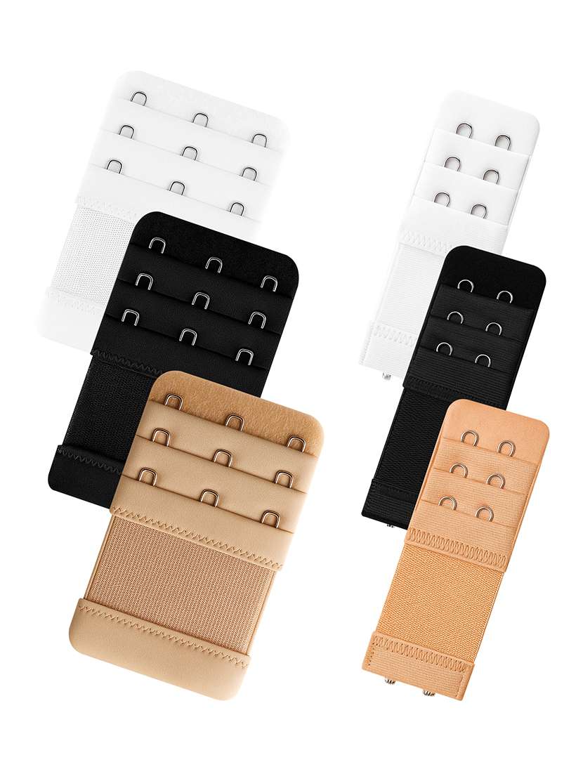 women pack of 6 streachable bra extension strap 