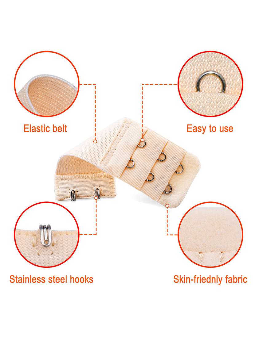 women pack of 6 streachable bra extension strap  - 22217958 -  Standard Image - 3