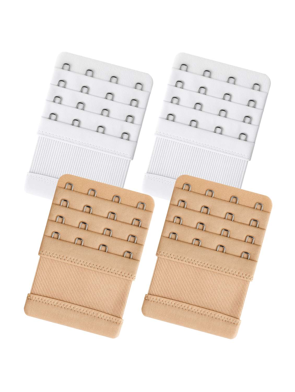 women pack of 4 streachable bra extension strap 