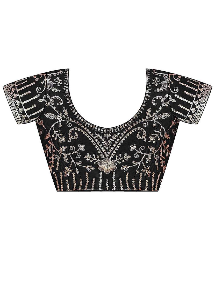 women bandhani printed saree with blouse - 22217978 -  Standard Image - 5