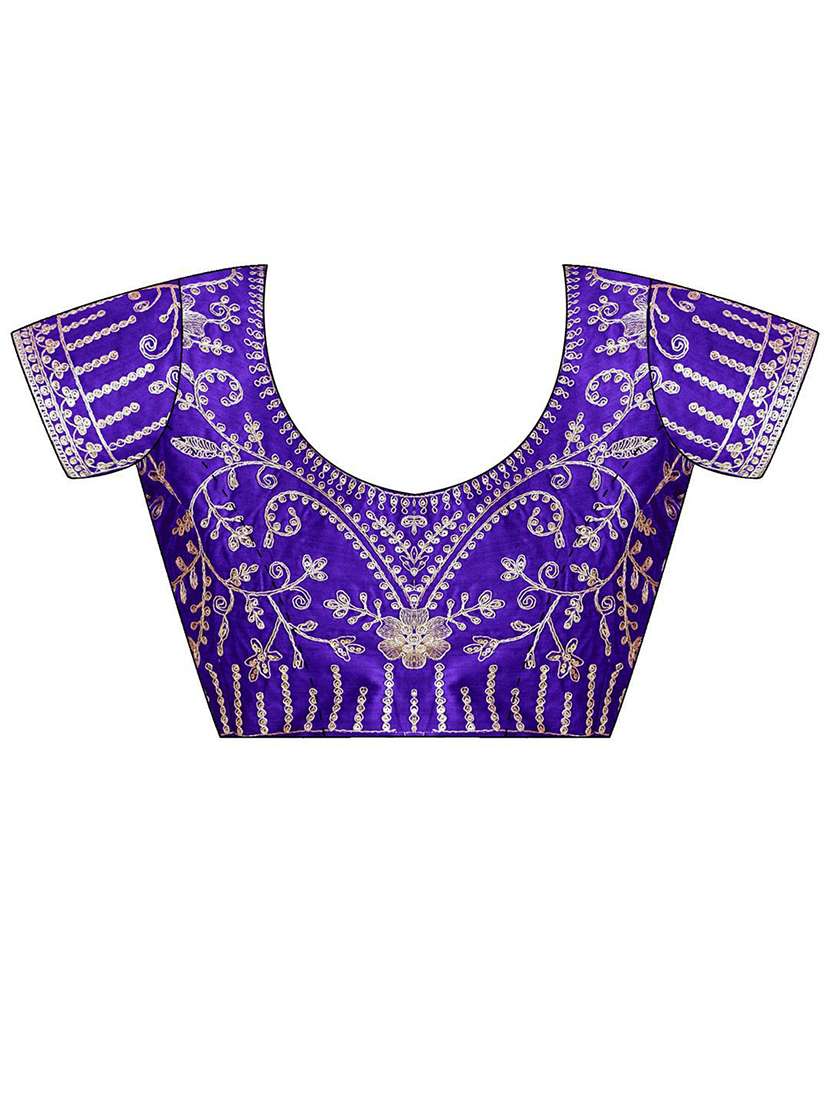 women bandhani printed saree with blouse - 22217980 -  Standard Image - 5