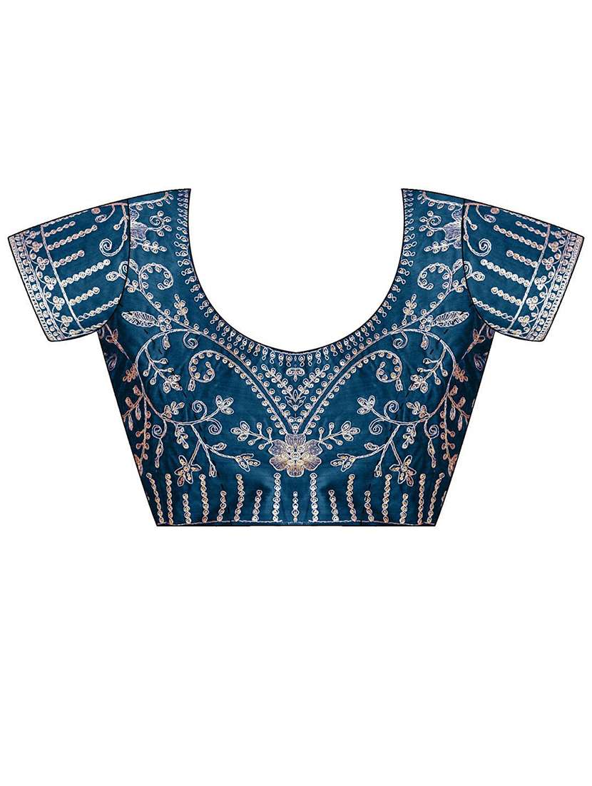 women bandhani printed saree with blouse - 22217981 -  Standard Image - 5