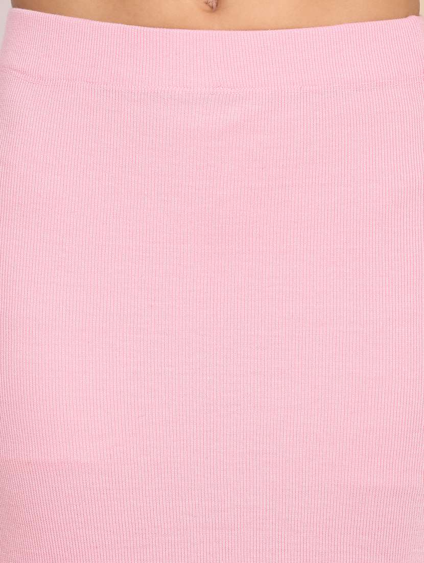 women solid top and skirt co-ord set - 22218014 -  Standard Image - 8