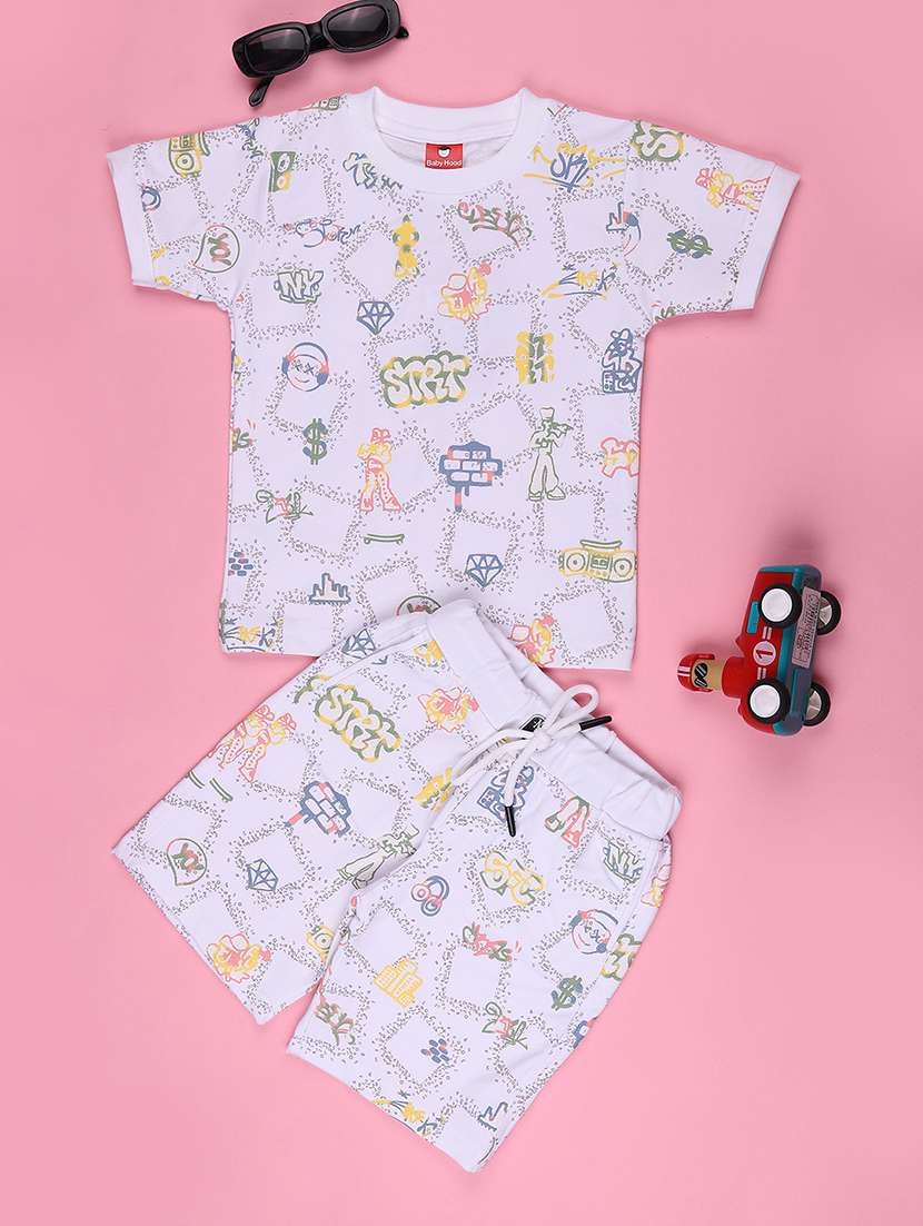 boys t-shirt and shorts co-ord set